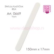 Špatula plastična BELA 1 kom art.669