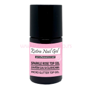ENG glossy SPARKLE ROSE top gel 15ml art. 2784